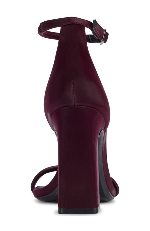 Dkny Waylin Ankle Strap Sandal In Wine