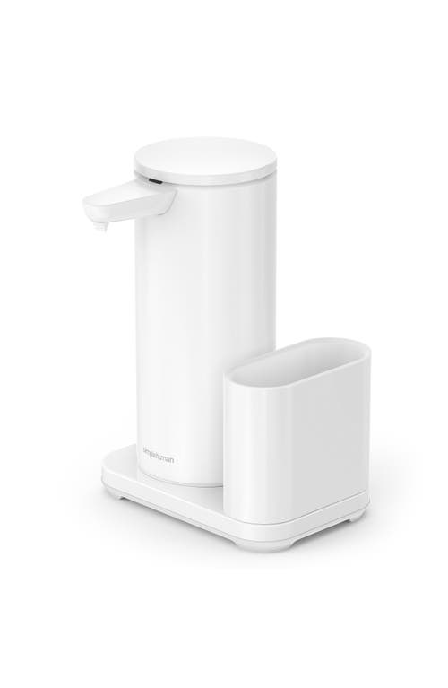 simplehuman Rechargeable Liquid Soap Sensor Pump & Caddy in White at Nordstrom, Size 14 Oz
