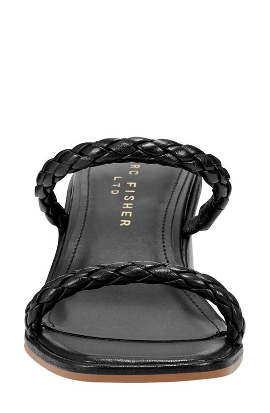 Shop Marc Fisher Ltd Thoral Slide Sandal In Black
