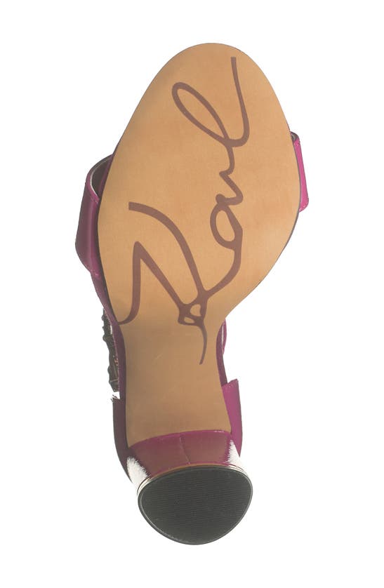 Karl Lagerfeld Ceris Ankle Strap Sandal In Orchid