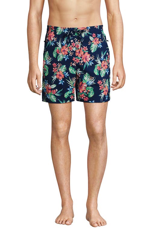 LANDS' END LANDS' END 7" VOLLEY SWIM TRUNKS 