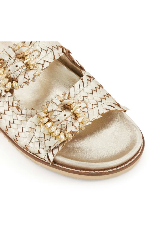 Shop Dune London Lexingtons Sandal In Gold