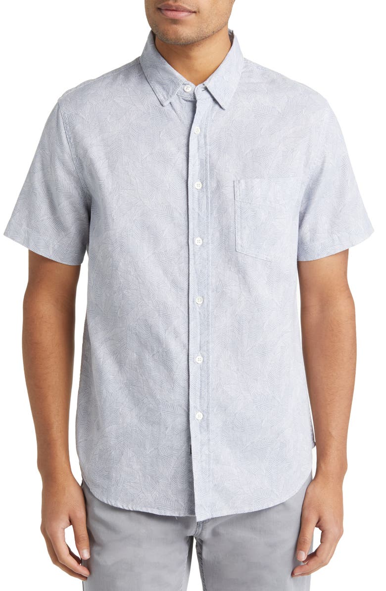 RAILS Fairfax Short Sleeve Button-Up Shirt, Main, color, AMAZON SUN BLUE