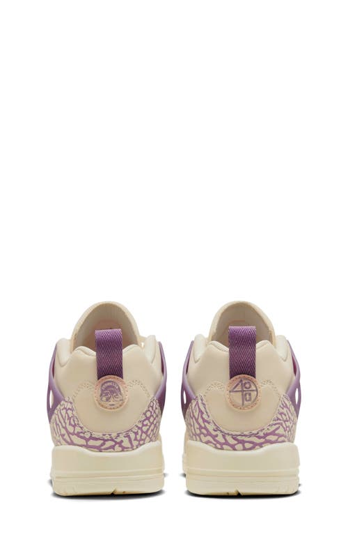Nike Kids' Spizike Low Sneaker In Light Brown/violet Dust/sail