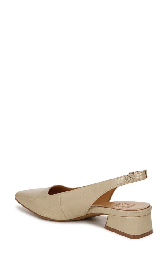Soul Naturalizer Ginger Slingback Pump In Gold