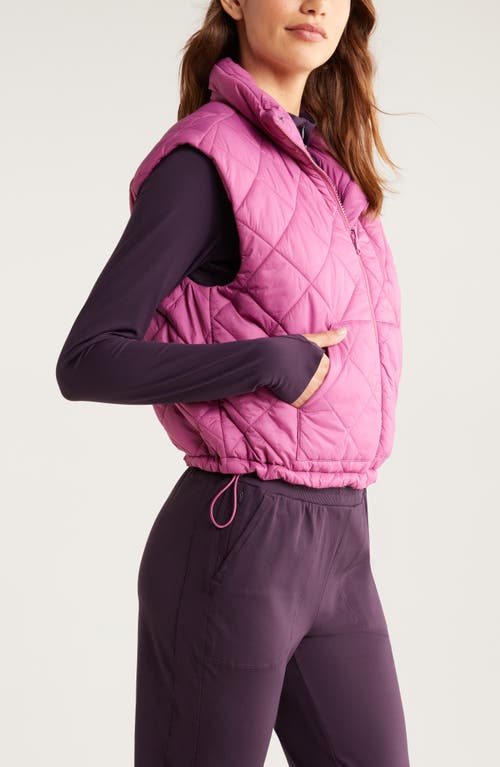 ZELLA ZELLA REVERSIBLE QUILTED NYLON PUFFER VEST 