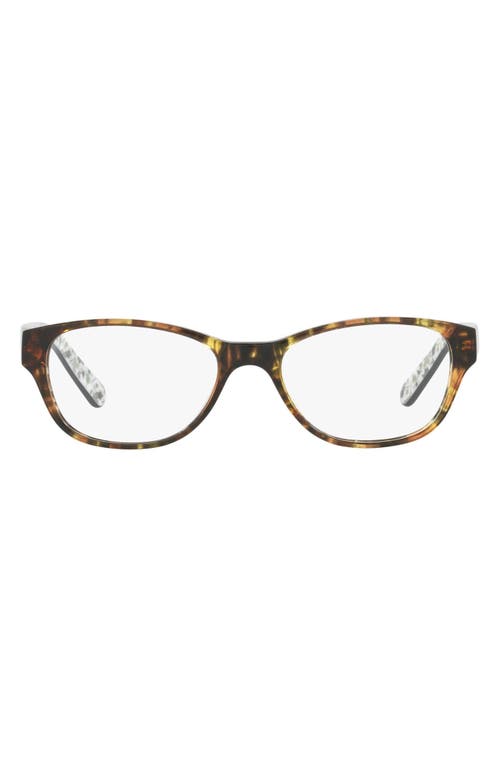 UPC 725125947657 product image for Tory Burch 51mm Rectangular Optical Glasses in Yellow Tortoise at Nordstrom | upcitemdb.com