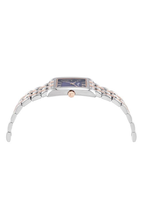 Shop Ferragamo Lace Bracelet Watch, 20mm X 25mm In Rose Gold/stainless Steel