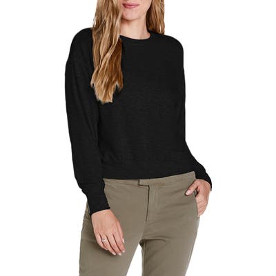 Michael Starts Crewneck Pullover Top, Black