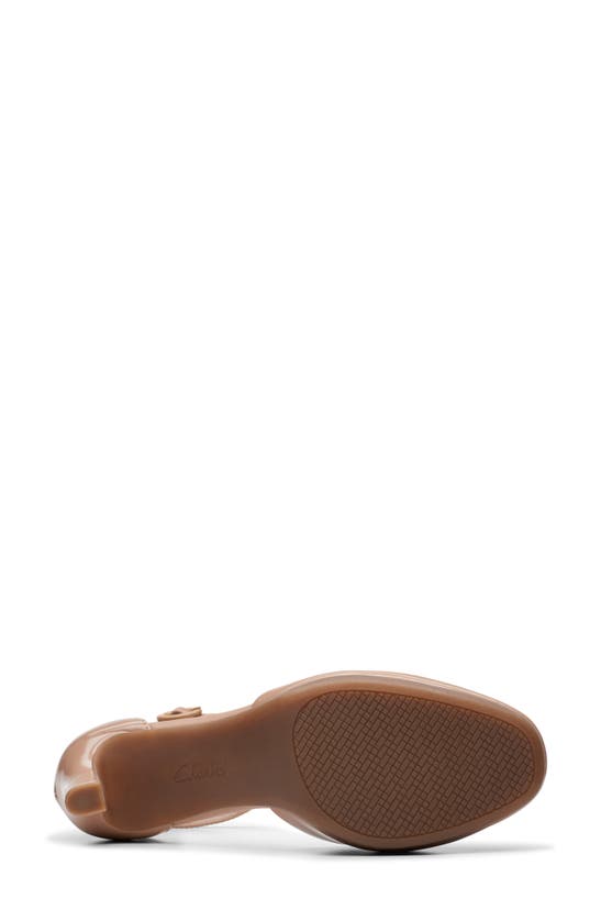 Clarks Women's Ambyr 2 Cove Ankle-strap Platform Pumps In Warm Beige
