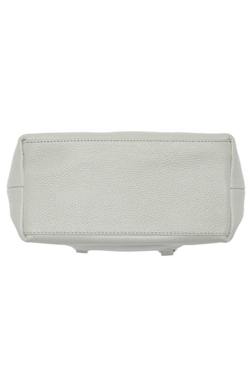 Rebecca Minkoff Micro Moto Leather Satchel In Dove
