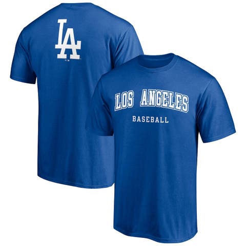STITCHES MLB Los Angeles Dodgers Men's LARGE SS Shirt Jersey Black