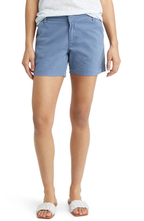 caslon(r) 5-Inch Cotton Blend Twill Shorts in Blue Moonlight