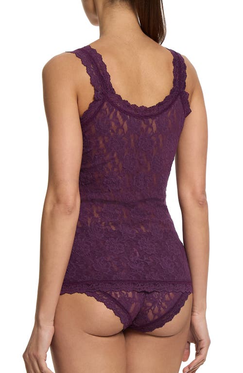 Shop Hanky Panky Lace Camisole In Stone Fruit Purple