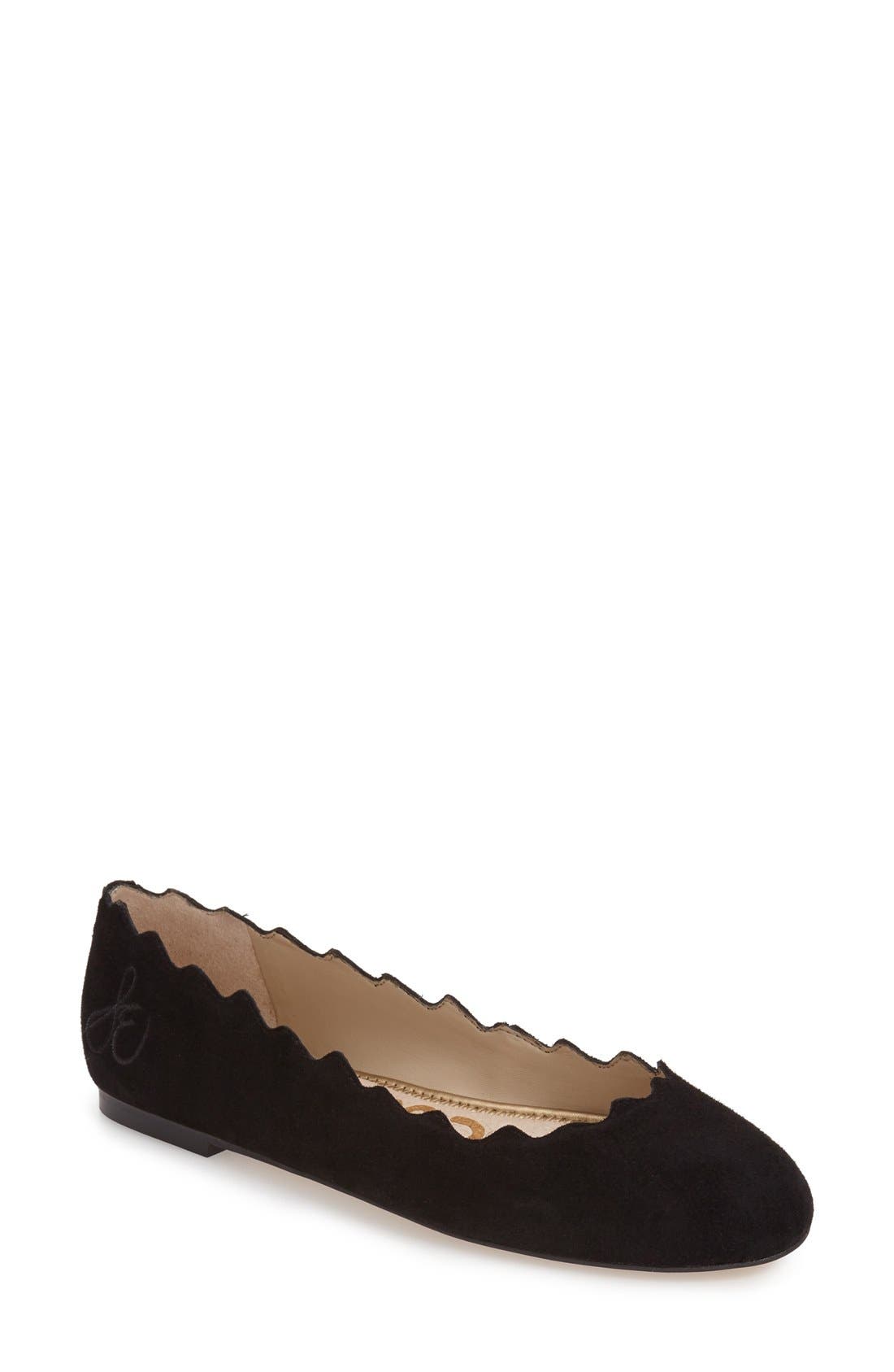 scalloped flats sam edelman