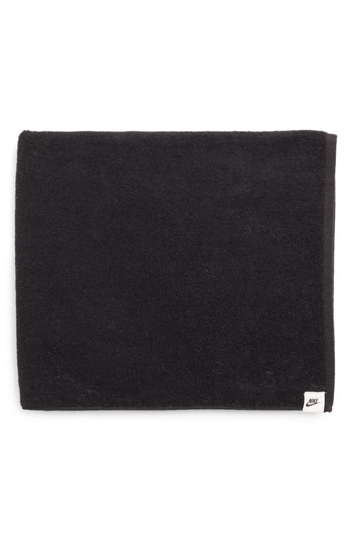 Shop Nike Club Pool Towel In Black/white