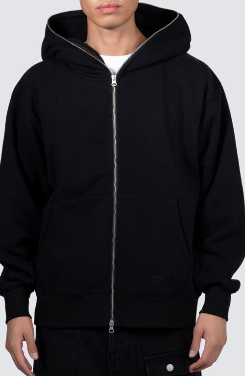 Pleasures Dragon Fleece Zip Hoodie In Black