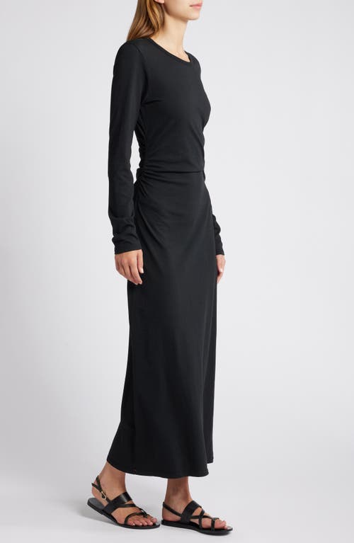 Shop Xirena Xírena Wiley Long Sleeve Maxi Dress In Black