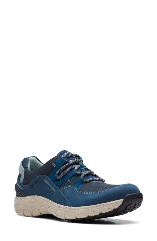 Clarks(r) Wave Range Waterproof Sneaker in Blue Combi at Nordstrom, Size 7