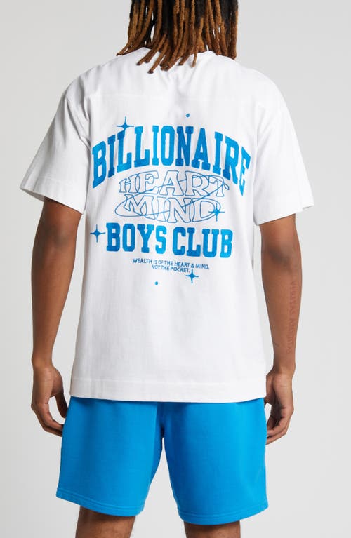 Shop Billionaire Boys Club Heart & Mind Club Graphic T-shirt In Bleach White