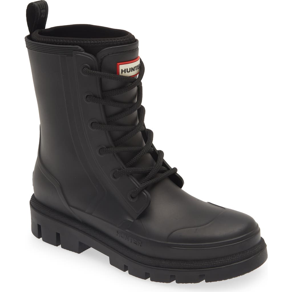 Hunter Diana Waterproof Rainboot In Black/ Black/ Black