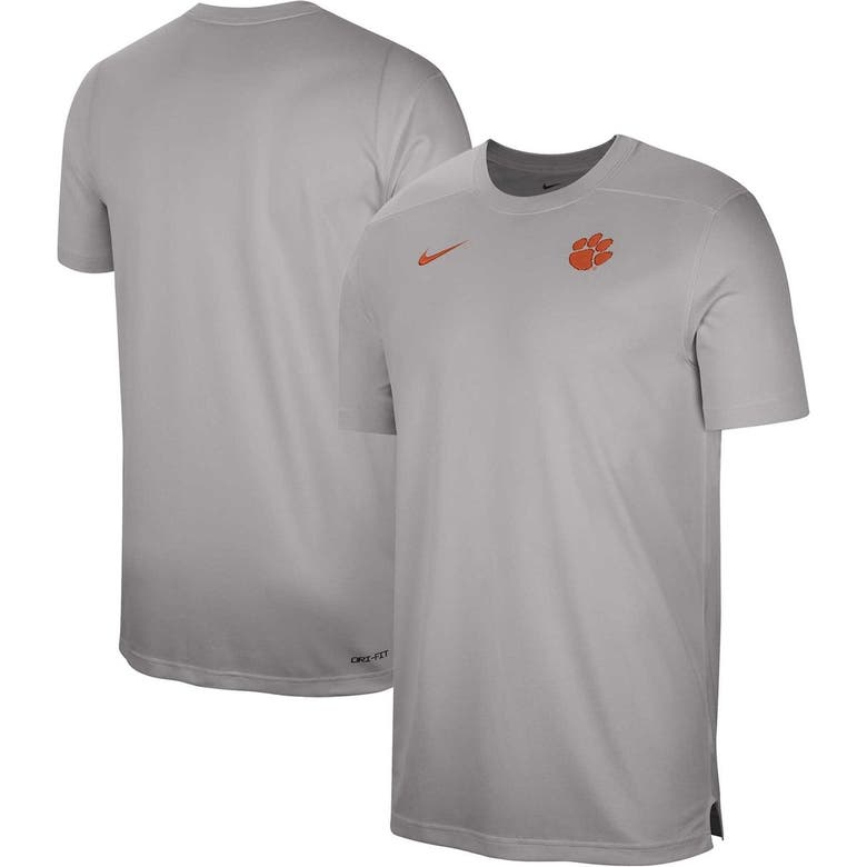 Nike / Youth Clemson Tigers Grey Therma Football Sideline