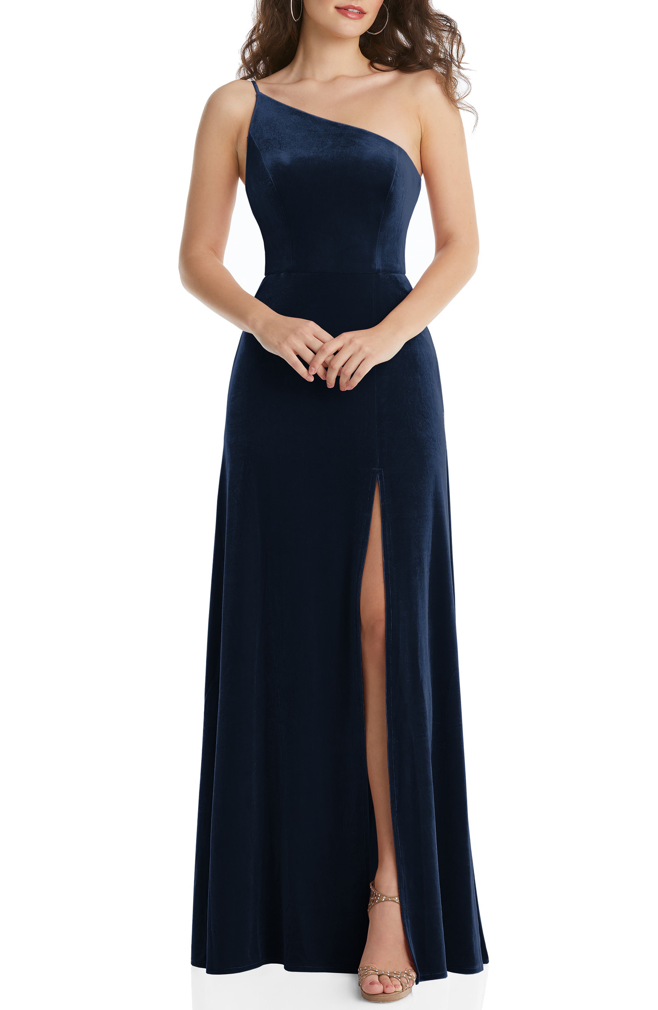 blue velvet dress | Nordstrom