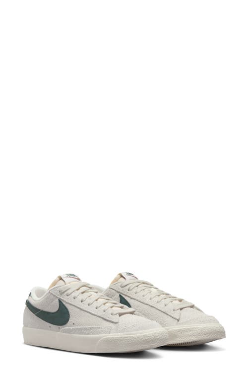 Shop Nike Blazer Low '77 Sneaker In Phantom/green/ivory