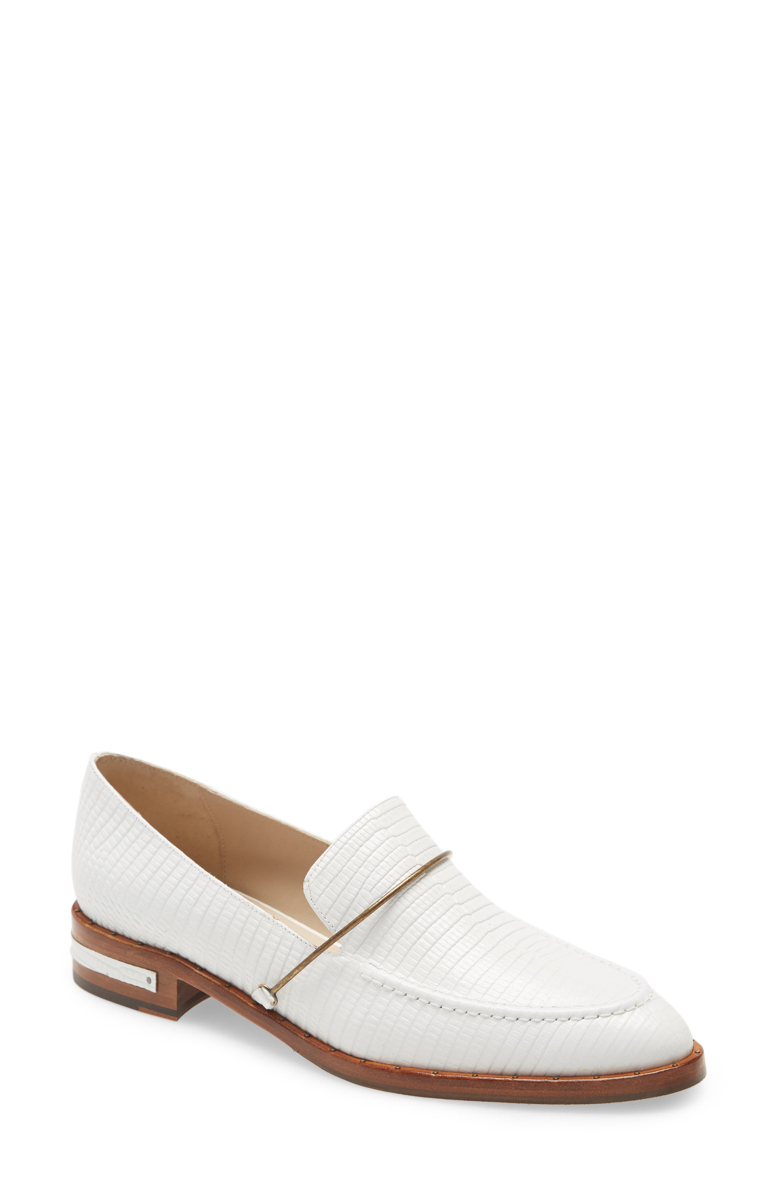 freda salvador almond toe loafer