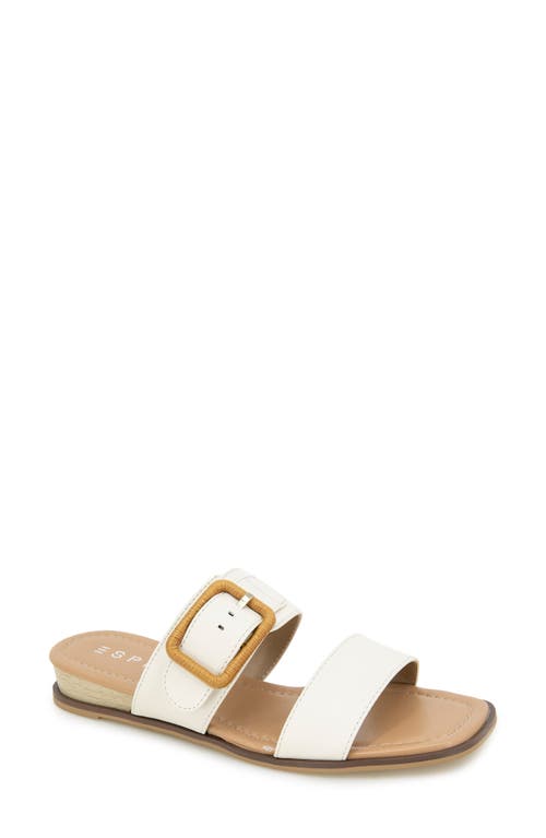 Shop Esprit Willette Wedge Sandal In Off White
