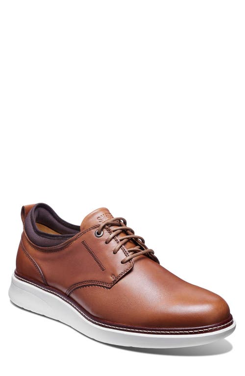 Rafael Plain Toe Oxford Shoe in Tan Leather