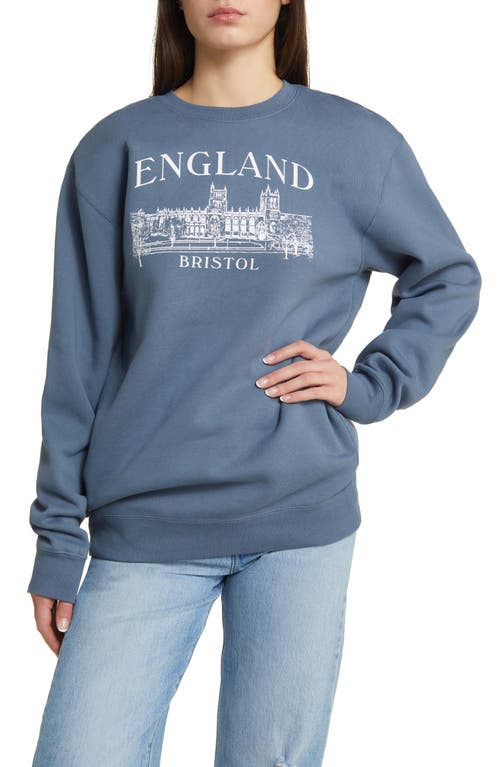 Bristol England Sweatshirt in Storm Blue