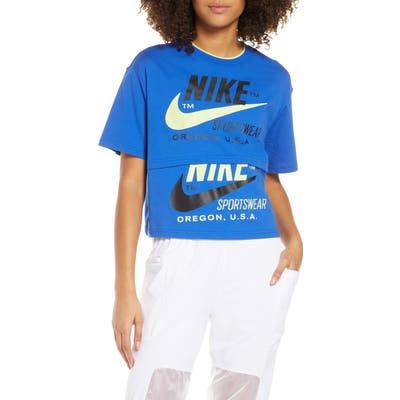 Nike Short Sleeve Tee, Blue