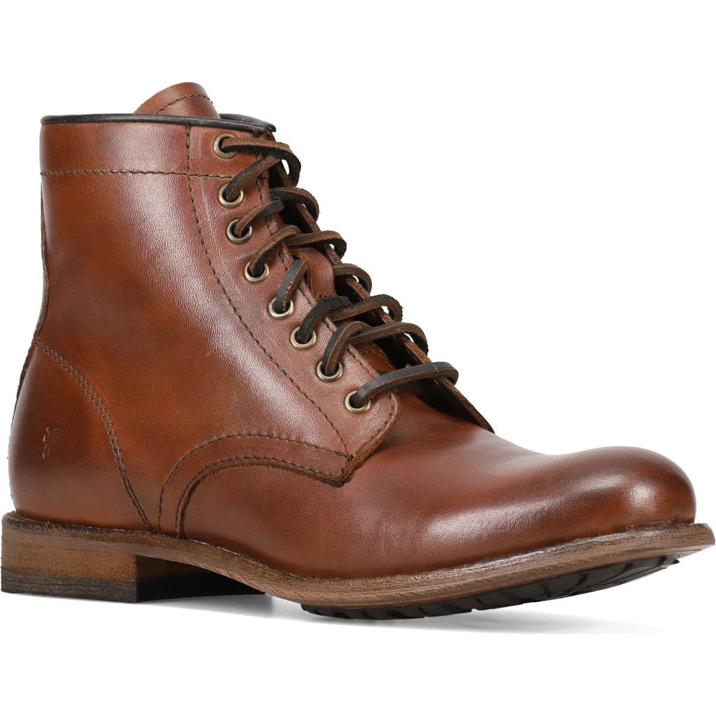 Frye Tyler Flex Lace-up Boot In Cognac