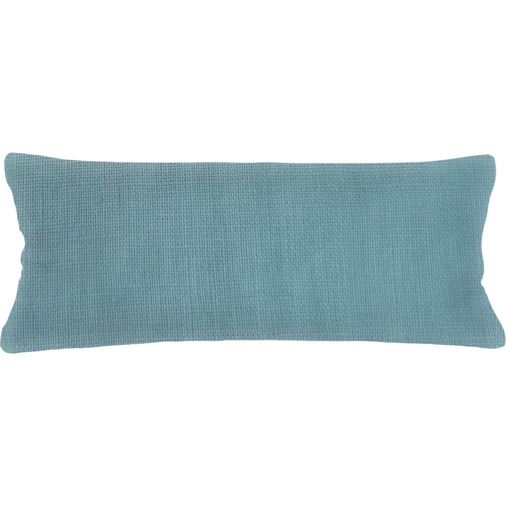 Anaya So Soft Linen Pillow Down Insert In Turquoise