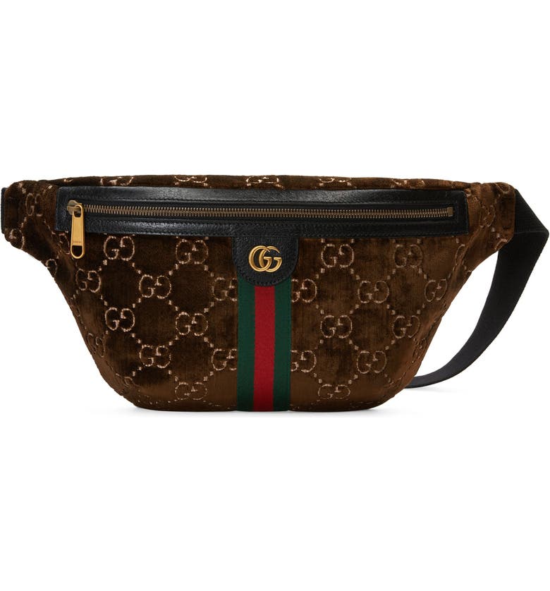 Gucci GG Supreme Velvet Belt Bag | Nordstrom