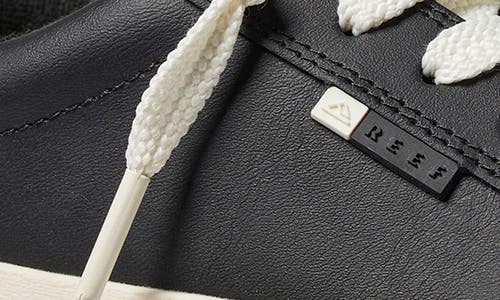 Reef Lay Day Dawn Sneaker In Black Leather