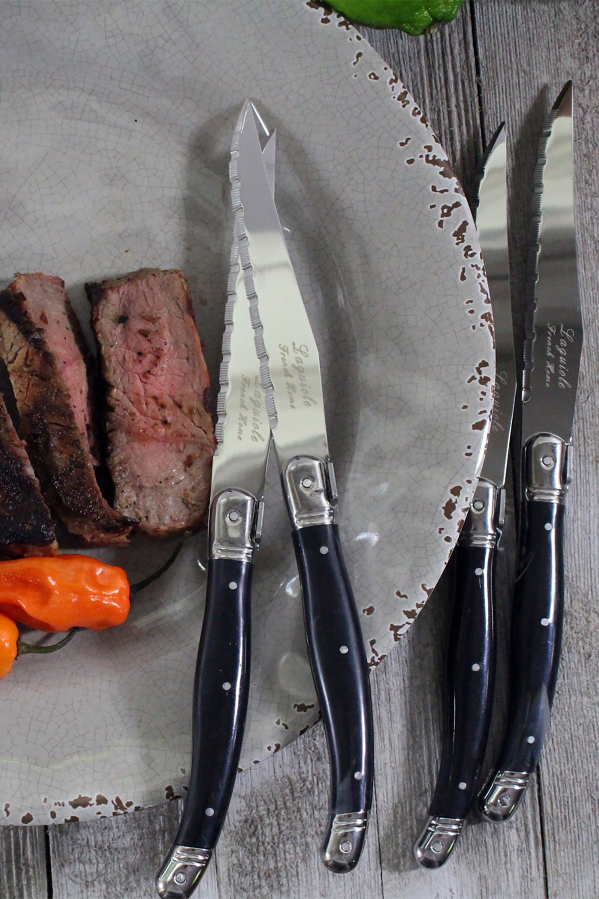 French Home Laguiole Black Steak Knives Set of 4 Nordstrom Rack