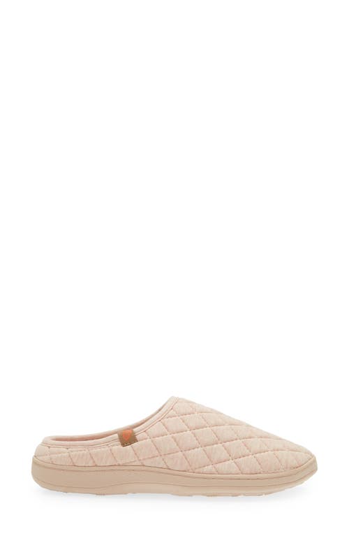 Acorn Lupine Quilted Hoodback Slipper In Beige