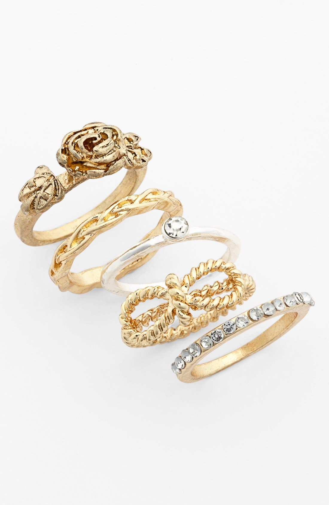 Statements by DCK Stackable Rings (Set of 5) (Juniors) Nordstrom