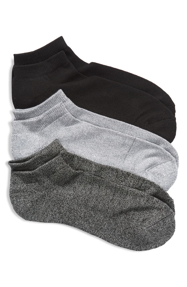Assorted 3-Pack Pillow Sole Ankle Socks | Nordstromrack
