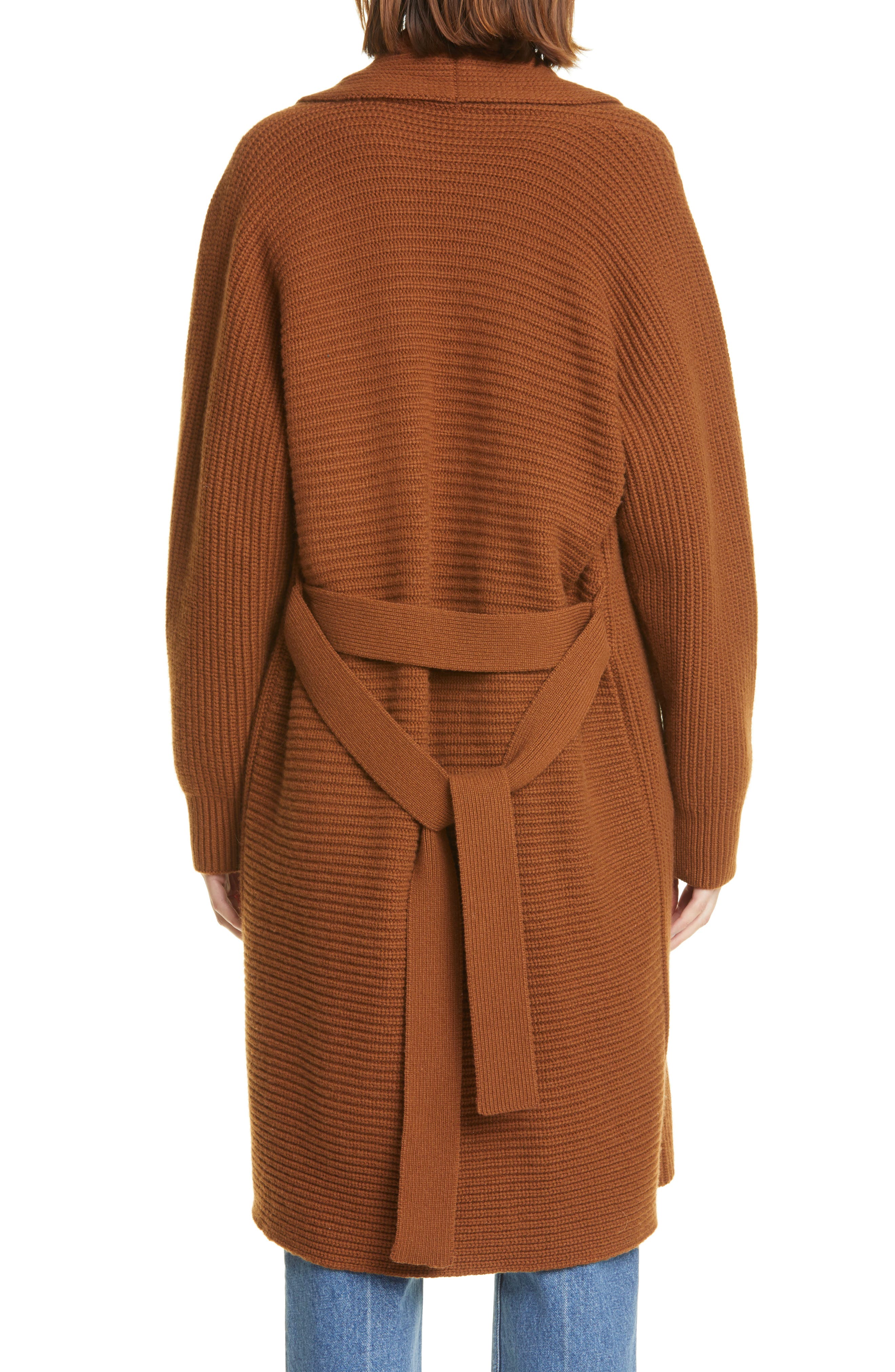 Rosetta Getty Rib Belted Cashmere 
