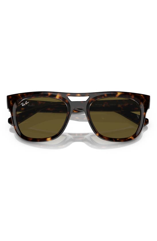 Shop Ray Ban Phil 54mm Square Sunglasses In Havana