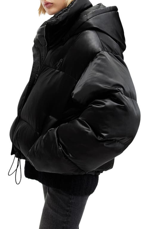 Shop Allsaints Chelsea Quilted Puffer Jacket In Black