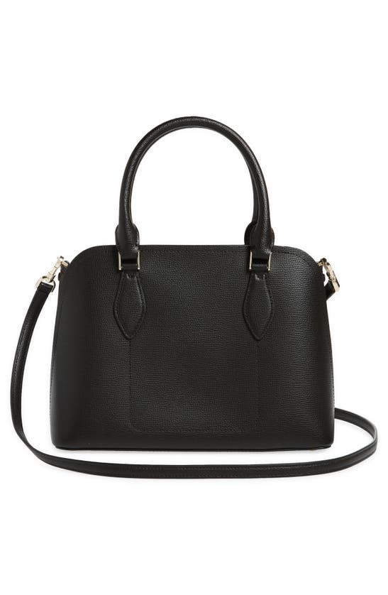 Kate Spade Darcy Small Leather Satchel Bag In Black