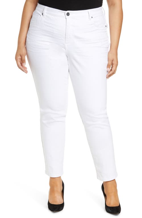 KUT from the Kloth Catherine Boyfriend Jeans Optic White at Nordstrom,