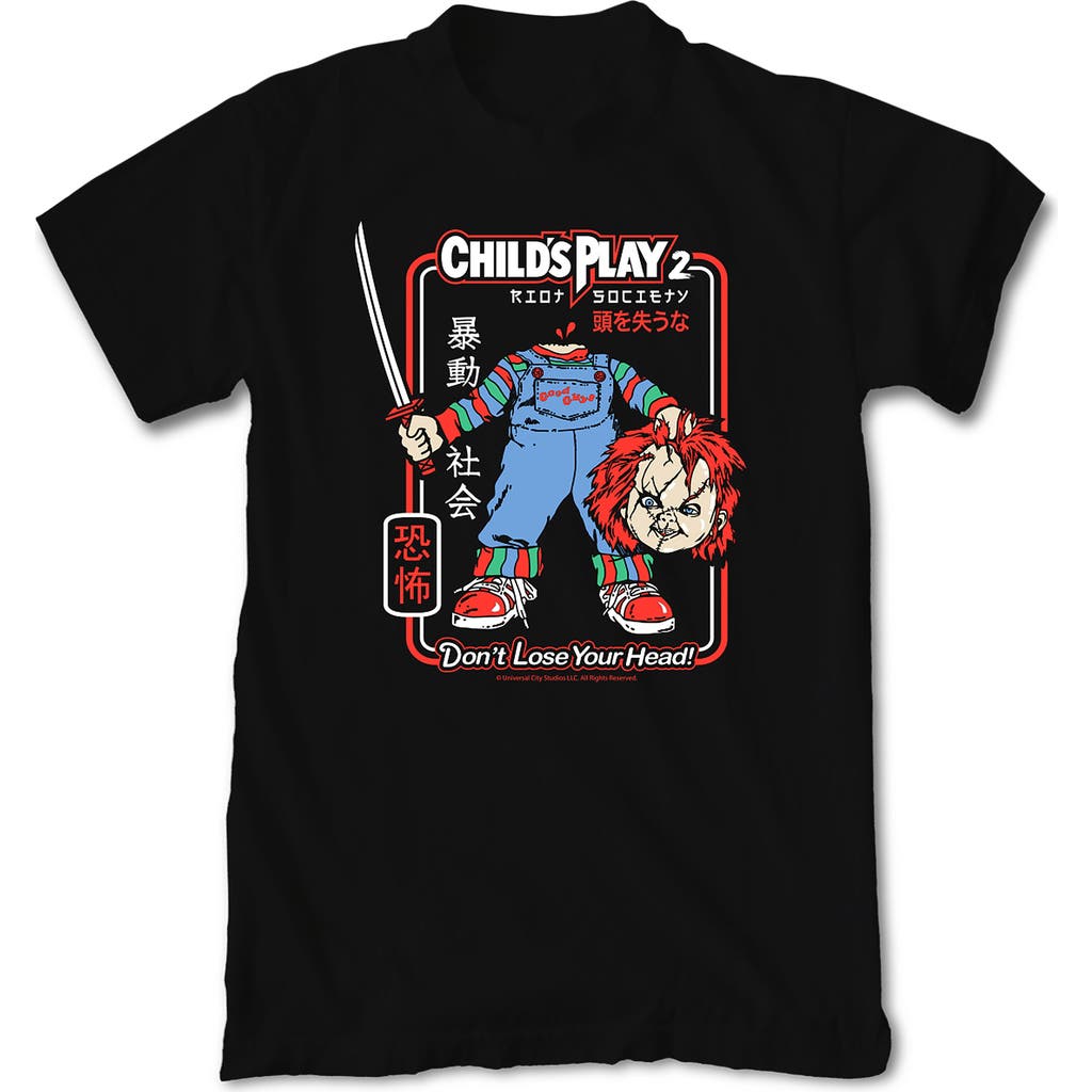 Riot Society Child's Play Ii Cotton Graphic T-shirt In Black