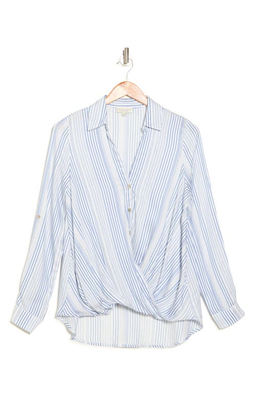 Shop Chenault Stripe Top In Blue/white