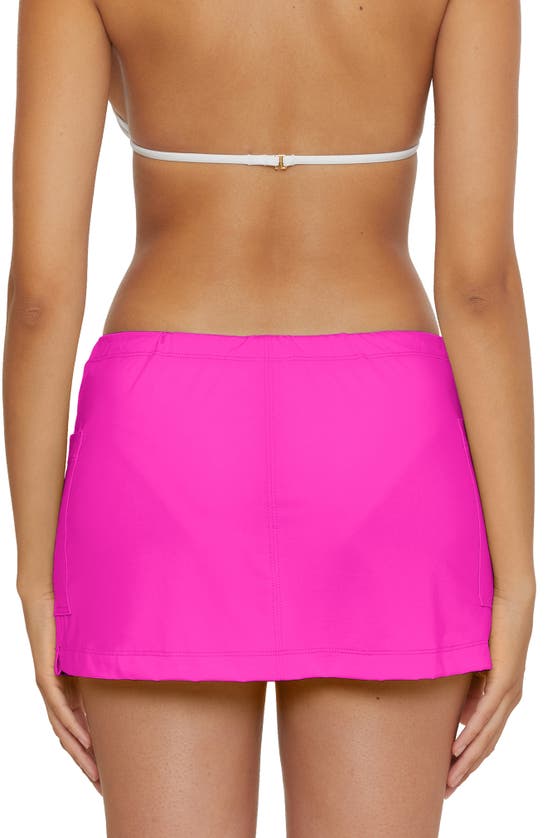 Shop Becca It's A Wrap Cover-up Miniskirt In Vivid Pink