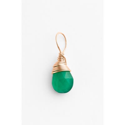 Nashelle 14K-Rose Gold Fill & Semiprecious Stone Charm